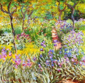 Claude Monet Painting - El jardín del iris en Giverny Claude Monet